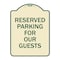 Signmission Reserved Parking for Guests Heavy-Gauge Aluminum Architectural Sign, 24" x 18", TG-1824-23099 A-DES-TG-1824-23099 - alternate 1
